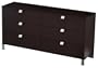 South Shore Furniture, Cakao Collection, Triple Dresser, Chocolate