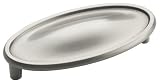 Amerock BP26126-G10 Manor Cup Pull 3-Inch Center, Satin Nickel