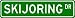SKIJORING Street Sign - Sport Sign - High Quality Aluminum Street Sign - 4 x 18 inches