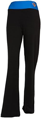 New York Knicks - Flip Down Waistband Logo Juniors Yoga Pants - Large