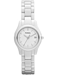 Fossil Watches, Womens Archival Mini Three Hand Ceramic Watch - White