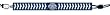 New York Yankees MLB Team Colors Leather Wristband - "Inaugural Season"