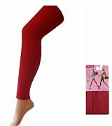 Yelete Fashion Leggings - Fashion Tights One Size - Red