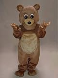 Brownie Teddy Bear Mascot Costume Picture