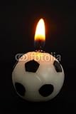 Wallmonkeys Peel and Stick Wall Decals - Football Shaped Candle - 60