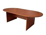 Boss 95-Inch by 43-Inch Conference Table, Cherry