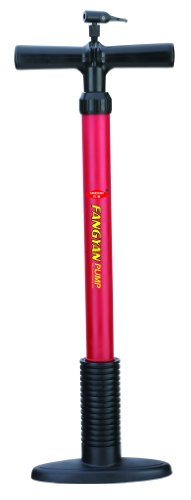 Universal Basic Red Floor Pump for Bikes Pump up Simply!