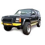 Olympic Front Rock Bumper 65' Rubicon Black 1988-2001 Jeep Cherokee XJ 530-154