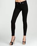 bebe Black Mid Rise Icon Skinny Jean