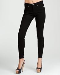 Black Mid Rise Icon Skinny Jean
