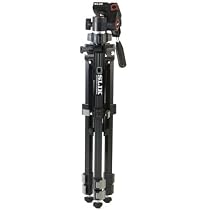 Slik Professional Universal Deluxe Tripod with 3-Way Panhead and Panoramic Photo Guide