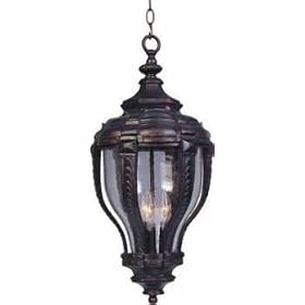 Maxim Lighting 30018CDBB - Brookside 3-Light Outdoor Hanging Lantern - 30018CDBB by Maxim Lighting