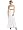 BCBGMAXAZRIA Women's Amber Cascade Strapless Long Gown, White, 0