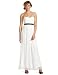 BCBGMAXAZRIA Women's Amber Cascade Strapless Long Gown