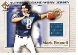 2002 Private Stock Game Worn Jerseys #60 Mark Brunell - Jacksonville Jaguars (Piece of Authentic Game-Worn Jersey) (Football Cards)