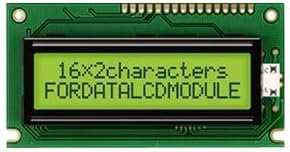 FORDATA FECC1602E-RNNYBW-16LE LCD DISPLAY, 16X2, 3V, REFLECTIVE