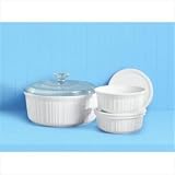 Corningware blanc français de 6 pièces Set Top Grade Composants Compact moderne Design Professional Nouveau
