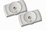 Mr. Beams MB852 Indoor Wireless Slim LED Light with Motion Sensor Features, White, 2-Pack