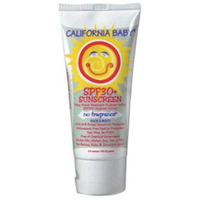 California Baby SPF 30 Sunscreen - Fragrance-Free
