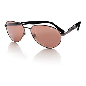 Bolle Sunglasses Zyrium Shiny Espresso Frame with Polarized Sandstone Gun Lenses