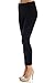 Basic Full Length Fleece Lined Leggings for Women and Junior with EttelLut Hair Band