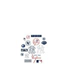 New York Yankees Team Logo Assortment Fathead Jr. Wall Decal