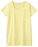 【 アウトレット 】 Angeliebe エンジェリーベ マタニティ ストレッチ 半袖 T シャツ L パステル イエロー