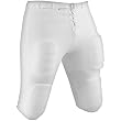 Rawlings F45014 Adult Slotted Game/Practice Football Pant, White