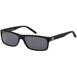 Tommy Hilfiger 1003/S Men's Polarized Lifestyle Sunglasses - Black/Black/Smoke