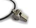 (Price/12pcs) Mini Brass Whistle Pendant Necklace W/18