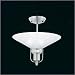 Newport Semi Flush Light in Brushed Nickel