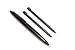 Assecure DSi XL Black stylus pack - 1 x Large & 2 standard slot in stylus for DS