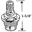 United States Hdwe. P-675C Bath Stem