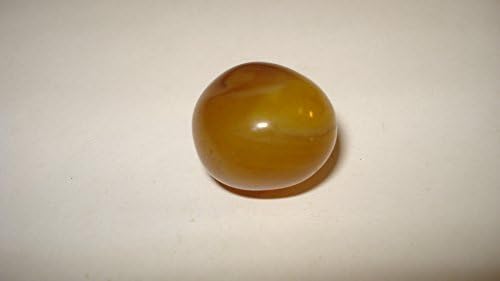 **(Last Pieces)** (#100) 1pc Medium A-Grade 50ct Extra Unique Light & Dark Yellow Sapphire 100% Natural Tumbled Crystal Gemstones