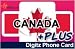 Canada prepaid phone card - Digitz PLUS!