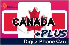 Canada prepaid phone card - Digitz PLUS!