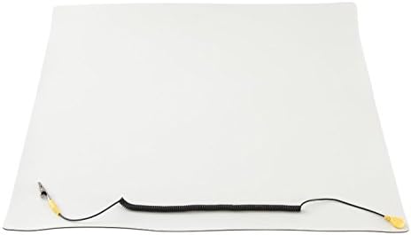 iMBPrice® 23.6" x 23.6" Destop Anti-Static Mat Components Other Black, Ivory