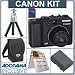 Canon Powershot G9 Black Digital Camera Kit, with 4GB SD Memory Card, Spare NB-2LH Type Lithium-ion Battery, Camera Case, Table Top Tripod, EZ Digital Photography Guide 