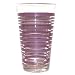 Fiesta Plum Stripe 16-ounce Glass Cooler
