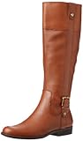 AK Anne Klein Women's Cijiw Riding Boot,Cognac Leather,5 M US