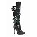 Women's La426-Bandit 4.5 Pu& Microfiber-Suede Knee High Boot With 0.75