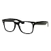 80s Collection Emo Poser Nerd Retro Clear Lens Wayfarer Glasses