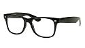 New OG Vintage Buddy NERD Wayfarer Blues Brothers Clear Sunglasses - Black