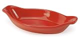 Chantal Ceramic 2 Cup Au Gratin, Glossy Cinnabar