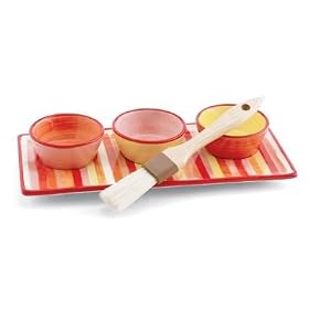 Click here to buy Grill Friends Grilling Trilogy Tray - The Flame Group by Grill Friends.