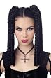 Adult Gothic Costume Spiral Falls (Extensions) in Black