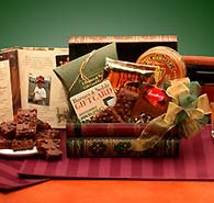 Book Lovers Gourmet Gift Basket w $15 Barnes & Noble Gift Card by Barnes & Watson Teas