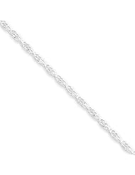 1.9mm, Sterling Silver, Loose Rope Chain, 16 inch