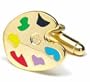 Artist Palette Cuff Links - 1 Pair
