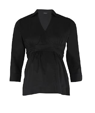 3/4 sleeve black shirt 8
